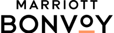 A mostly black screen with a tiny orange horizontal bar near the top, like a small loading indicator. logo on footer section. Link to external website.